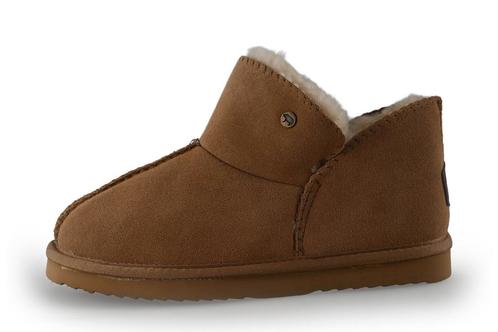 Warmbat Austa Pantoffels in maat 37 Cognac | 10% extra, Kleding | Dames, Schoenen, Overige kleuren, Zo goed als nieuw, Pantoffels of Sloffen