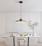 Retro Groene Hanglamp – Moderne Platte Plafondlamp 30/40cm, Huis en Inrichting, Lampen | Hanglampen, Verzenden, Nieuw