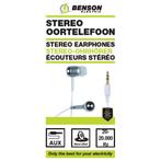 Benson Stereo Oortelefoon Wit: Kristalhelder Geluid en On..., Audio, Tv en Foto, Koptelefoons, Nieuw, Ophalen of Verzenden