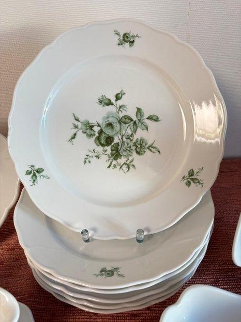 Hutschenreuther - Eetservies - Grüne Rose - Porselein, Antiek en Kunst, Antiek | Meubels | Tafels