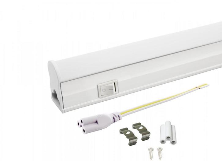 T5 LED lamp - 60cm - 9W - Koud wit - Met schakelaar - Koppel, Hobby en Vrije tijd, Elektronica-componenten, Nieuw, Ophalen of Verzenden