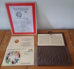 Tintin - Hergé Lenveloppe Timbre-Médaille - 50ème, Nieuw