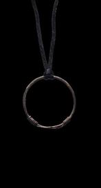 Viking periode Zilver Zeer mooie ringhanger met gedraaide