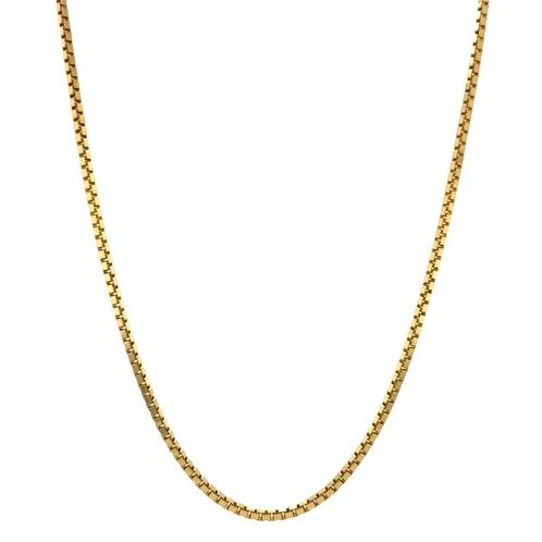 Gouden lengtecollier venetiaan 61 cm 14 karaat, Sieraden, Tassen en Uiterlijk, Kettingen, Goud, Zo goed als nieuw, Goud, Verzenden