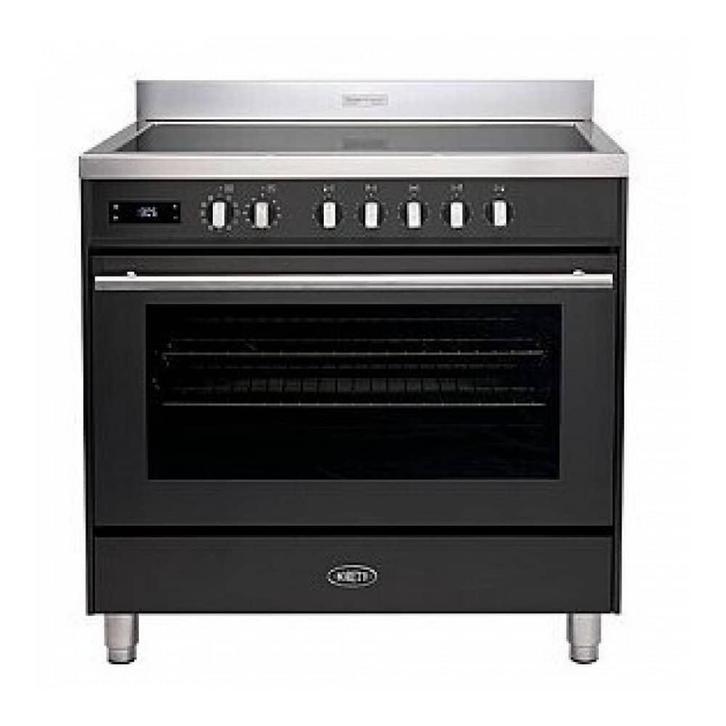 Boretti ML9015IFSAN Fornuis 90 CM Inductiekookplaat zones, Witgoed en Apparatuur, Fornuizen, Nieuw, Energieklasse A of zuiniger