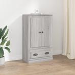 vidaXL buffetkast 60x35,5x103,5 cm bewerkt hout grijs sonoma, Huis en Inrichting, Kasten | Buffetkasten, Verzenden, 100 tot 150 cm