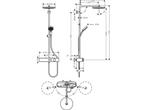 hansgrohe Pulsify S Showerpipe 260 1jet met ShowerTablet, Verzenden, Zo goed als nieuw