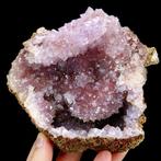 Amethist geode (perimorf) Sidi Rahal, Atlas, Marokko -, Verzamelen, Mineralen en Fossielen