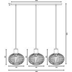 LED Hanglamp - Hangverlichting - Trion Alia - E27 Fitting -, Ophalen of Verzenden, Nieuw, Metaal