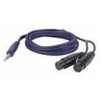 DAP FL37150 Stereo Jack - 2x XLR Female kabel 1.5m, Muziek en Instrumenten, Kabels en Stekkers, Verzenden, Nieuw