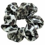 Scrunchie Haarelastiek Panter Print Grijs, Sieraden, Tassen en Uiterlijk, Uiterlijk | Haarverzorging, Nieuw