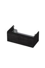 Onderkast INK 1 lade greeploos met houten keerlijst 90 cm x, Ophalen of Verzenden, Nieuw, Bad