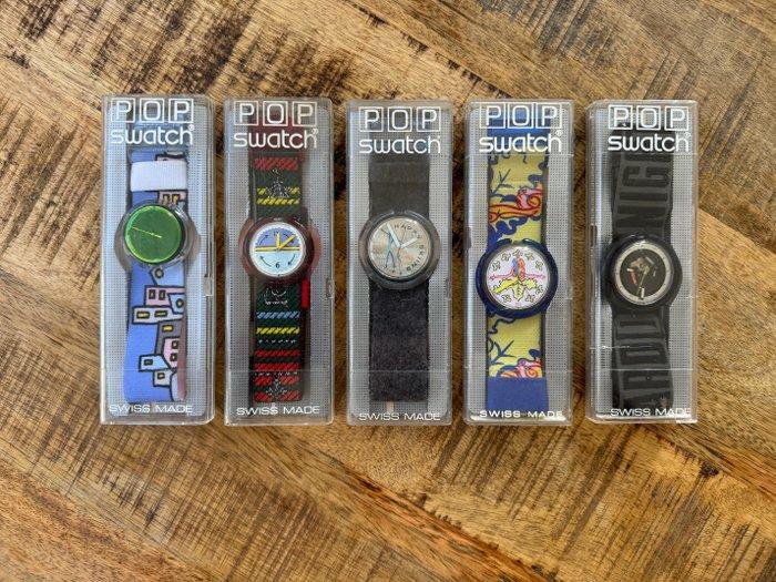 Swatch - POP Swatch Collection - Five Rare Pop & Midi Pop, Sieraden, Tassen en Uiterlijk, Horloges | Heren