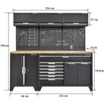 Gereedschapskasten set wandlengte 204 cm. lage tweedeurs, Ophalen of Verzenden, Nieuw