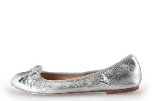 Manfield Ballerinas in maat 39 Zilver | 10% extra korting, Kleding | Dames, Schoenen, Overige kleuren, Gedragen, Ballerina's, Verzenden