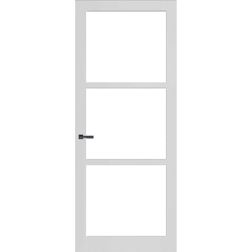 Weekamp binnendeur WK6356-C 93x231,5 (Stomp, Blankglas), Doe-het-zelf en Verbouw, Deuren en Horren, Nieuw, Glas, Hout, Binnendeur