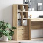 vidaXL Highboard met lade Sonoma eiken 45.5 x 34 x 127 cm, Minder dan 50 cm, Verzenden, 100 tot 150 cm, Nieuw