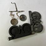 Weegschaal - Chinese Opium scale - Hand carved with, Antiek en Kunst