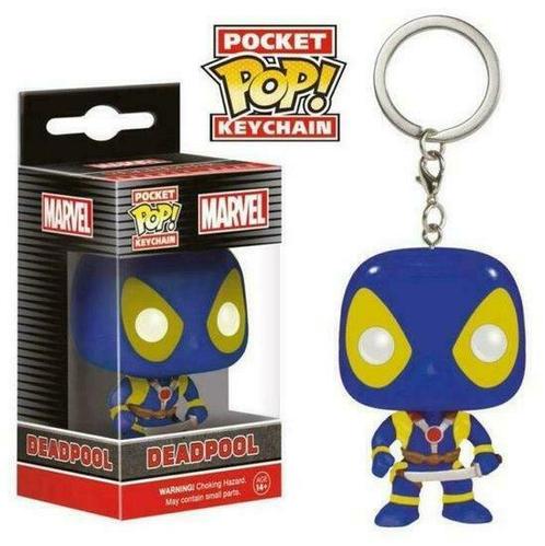Funko Pocket Pop! Keychain - Marvel X-Men Deadpool Blue X..., Verzamelen, Poppetjes en Figuurtjes, Verzenden