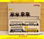 Marklin modeltreinen, locomotieven, wagons, rails, 2dehands, Gebruikt, Wisselstroom, Märklin