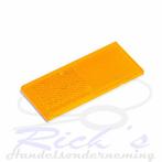 Reflector oranje plak 82×36, Ophalen of Verzenden, Nieuw