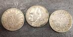 Polen. 5 Zotych 3x 1934/1935 Pilsudski, incl. low mintage, Postzegels en Munten, Munten | Europa | Niet-Euromunten
