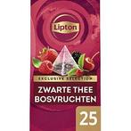 Thee lipton exclusive bosvruchten 25x2gr | Pak a 25 stuk, Ophalen of Verzenden