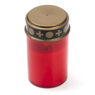 Grafkaars op batterijen | Lumineo | 12.5 x 7.5 cm, Huis en Inrichting, Woonaccessoires | Kandelaars en Kaarsen, Nieuw, Verzenden