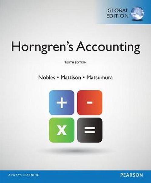 9781292074771 Horngrens Accounting with MyAccountingLab,..., Boeken, Studieboeken en Cursussen, Nieuw, Verzenden