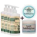 4x pomp 450ml Ambachtscreme + 1x Gezicht, Hand &amp;, Verzenden, Nieuw