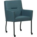 Set van 10 Leren eetkamerstoelen Lucky - Toledo Whale, Huis en Inrichting, Stoelen, Ophalen of Verzenden, Nieuw, Leer