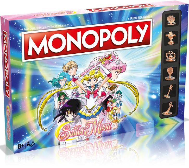 Monopoly Sailor Moon | Winning Moves - Gezelschapsspellen, Hobby en Vrije tijd, Gezelschapsspellen | Bordspellen, Nieuw, Verzenden