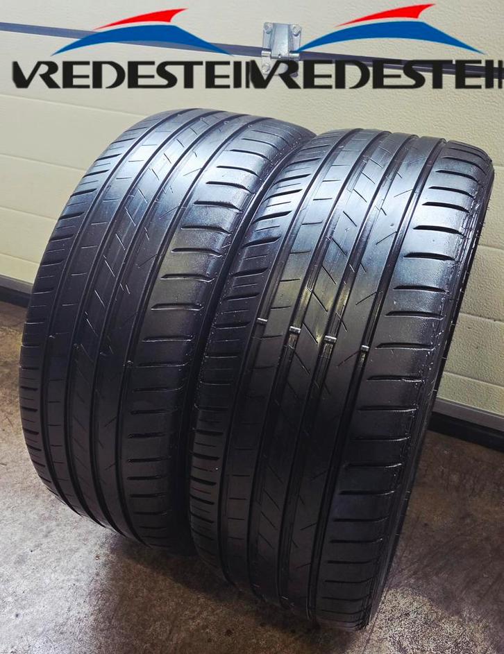 2x 205 45 R16 VREDESTEIN 6 a 6.5mm €60 P.S GEMONTEERD EN AL, Auto-onderdelen, Banden en Velgen, 16 inch, Zomerbanden, 205 mm, Personenwagen