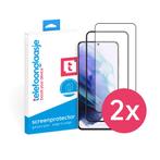 Gehard glas Hoesje voor Samsung Galaxy S21 Zwart, Nieuw, Bescherming