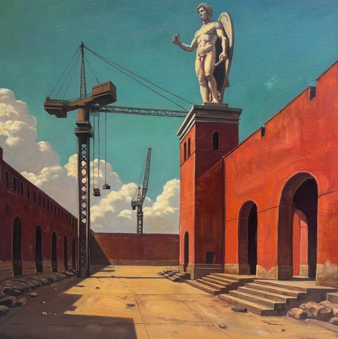 Arthur Carpentier - Métaphysique 3, Antiek en Kunst, Kunst | Schilderijen | Modern