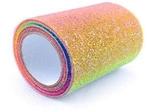Lint RegenboogTule met glitter 7,5 cm rol 9 meter, Ophalen of Verzenden, Nieuw