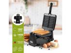 DOMO DO9224W Roterend Wafelijzer - Rechthoekige wafels 4x7 -, Huis en Inrichting, Keuken | Keukenbenodigdheden, Verzenden, Zo goed als nieuw