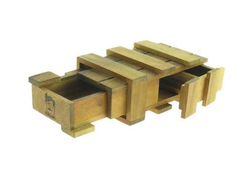 Houten cadeau verpakking - puzzeldoosje BSiri games, Huis en Inrichting, Woonaccessoires | Overige, Gebruikt, Verzenden