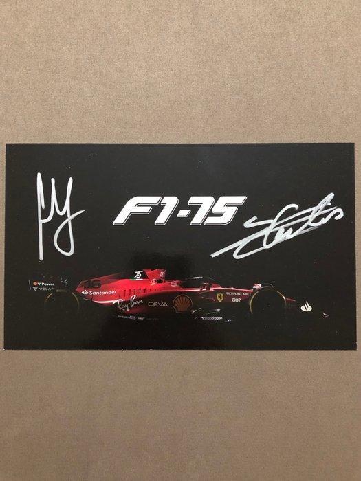 Ferrari - Formula Uno - Charles Leclerc and Carlos Sainz Jr, Verzamelen, Automerken, Motoren en Formule 1