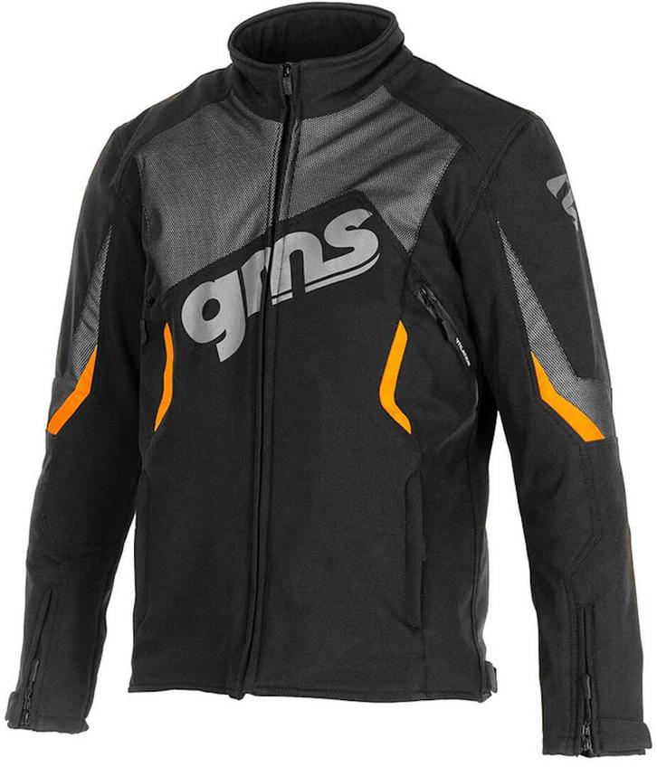 gms Arrow Zwarte Oranje Motor Softshelljas, Motoren, Kleding | Motorkleding, Heren, Nieuw met kaartje, Jas | textiel, Verzenden