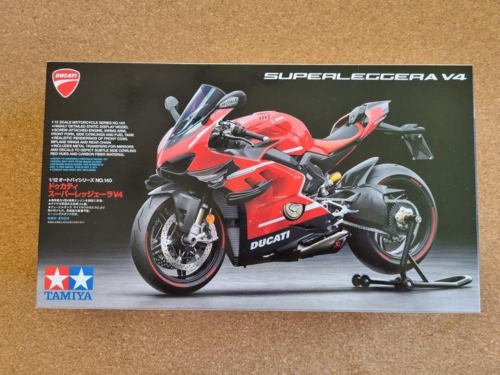 Tamiya 14140 Ducati Superleggera V4 1:12, Hobby en Vrije tijd, Modelbouw | Auto's en Voertuigen, Tamiya, Verzenden