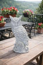 sculptuur, Uil op stam - 27 cm - Composiet
