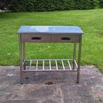 2dekans | Garten Bijzettafel BBQ Barbecue - Roest Vrij Staal, Ophalen of Verzenden, Gebruikt