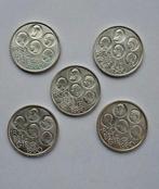 België. 250 Francs 1980 Lot 5 x (Zonder minimumprijs)
