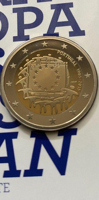 Portugal. 2 Euro 2015 Bandeira da Europa Proof, Postzegels en Munten, Munten | Europa | Euromunten