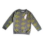 Fleeced sweater tigers - 110-116CM, Verzenden, Nieuw