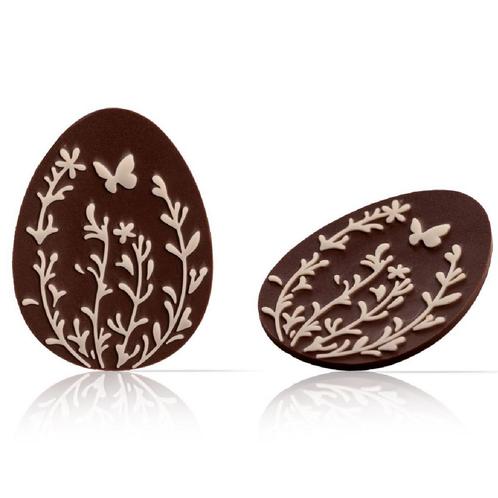 Dobla Chocoladedecoratie Paasei met Bloemenveld (144 stuks), Hobby en Vrije tijd, Taarten en Cupcakes maken, Nieuw, Verzenden