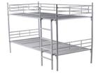 Stapelbed met spiraalbodem - 90x200 cm - Zilver, Verzenden, Nieuw