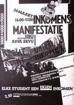 Elk student een eigen inkomen op vintage poster (Posters), Verzamelen, Verzenden, Nieuw, Overige onderwerpen, Met lijst