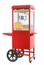 Hendi Popcornmachine met Kar | Rood | 150g per Cyclus | 3,5, Ophalen of Verzenden